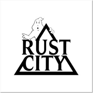 Ghostbusters Afterlife 'RUST CITY' Logo Posters and Art